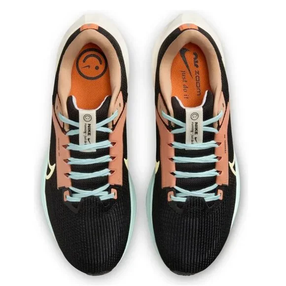 Nike Air Zoom Pegasus 40 - Men`s Running Shoes Black Brown FQ6852-081 NEW